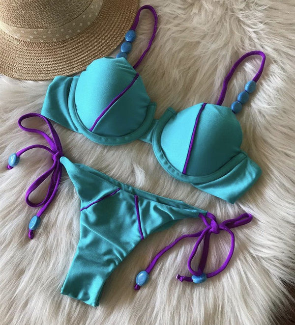 Sunset and Swim Micro Bikini Set