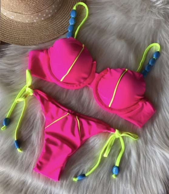 Sunset and Swim Micro Bikini Set