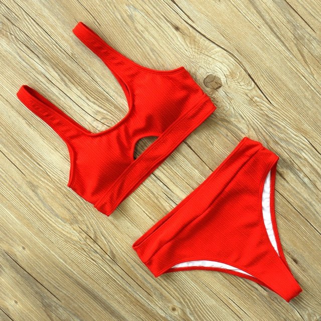 Taylor High Waist Cut Out Bikini