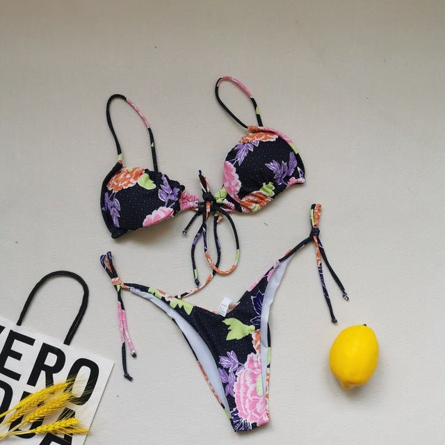 Trending! Tropical Brazilian Bikini Set