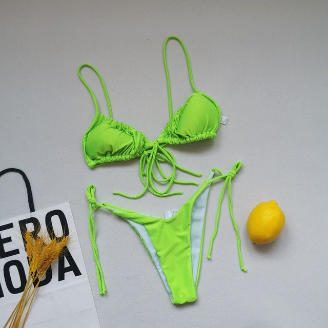 Trending! Tropical Brazilian Bikini Set